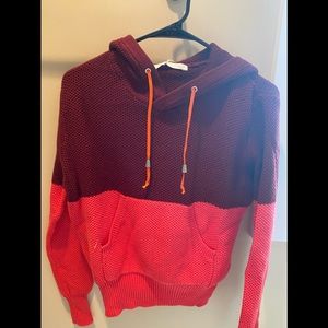 NWT Jonathan Simkhai waffle hoodie sweater XS $375